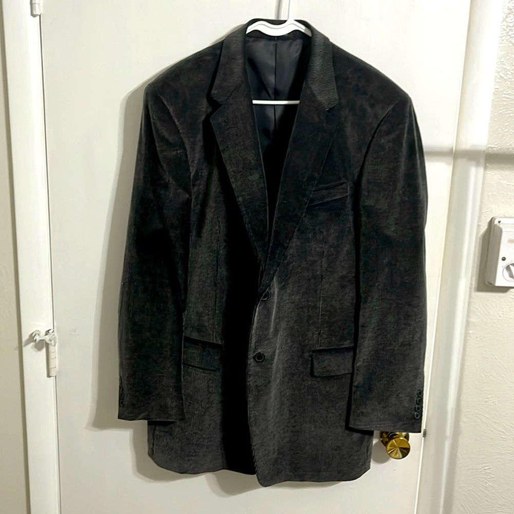 Hunt Valley corduroy sportcoat dark gray sportcoat 44 long